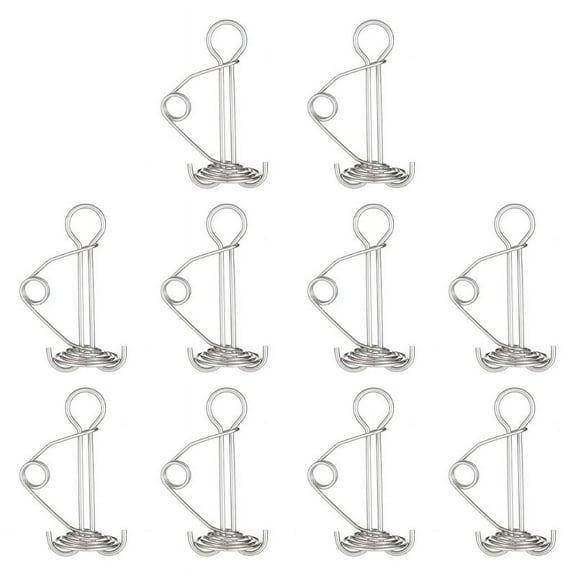 10PCS Metal Cord Adjuster Rope Tensioners Tent Stakes Deck Pegs Multi Functional Tent Accessories with Buckle