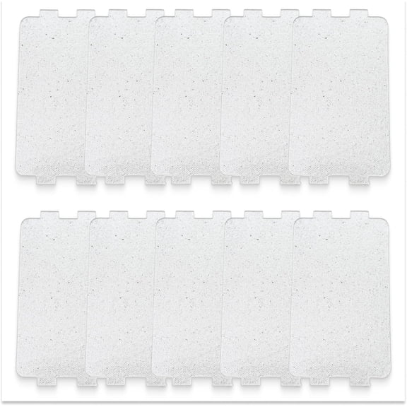 10PCS Microwave Oven Mica Board, Universal Waveguide Cover Plates, High-Temperature Resistant Replacement Mica Board for Microwave Repair, Heat-Proof Insulation Panels for Ovens, Toasters