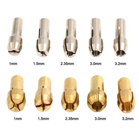 10PCS Mini Drill Chucks 1.0mm-3.2mm Chuck Adapter 4.2mm Shank Collet Chuck