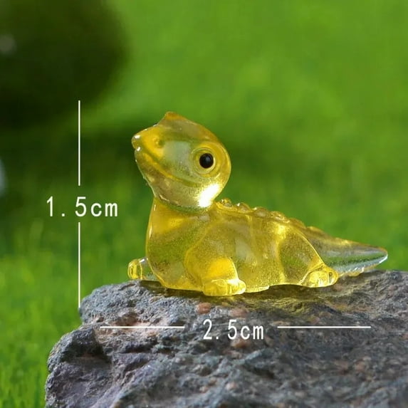10PCS Mini Lizards Glow At Dark Lizard Vivarium DIY Accessories ...