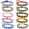 thumbnail image 1 of 10PCS Mix Colors Bracelets Adjustable Handmade Colorful Bracelet Nepal Woven Friendship Bracelets for Boys Girls, 1 of 13