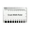 thumbnail image 1 of (10PCS) Muka Plastic Concrete Crack Width Ruler-Gloss Clear B, 1 of 5