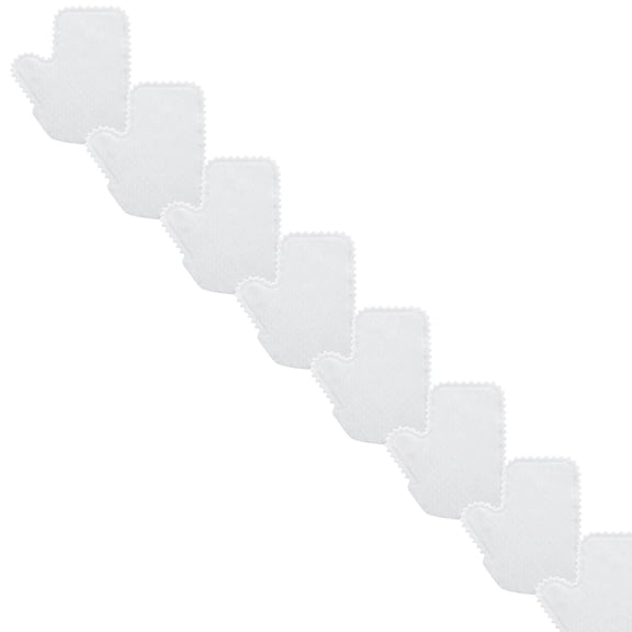 10PCS Multi-Purpose Reusable Microfiber Dusting Cleaning Gloves, Dual-Sided Washable Cleaning Mitts Pet Hair Removal Gloves,Strong Absorbent Gloves for Home Kitchen Office Blinds Keyboard,White*10