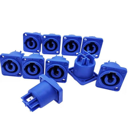10PCS NAC3MPA-1 NAC3MPB-1 Power Speaker Panel Socket 20A Stage LED Lighting Audio 3-Pin Socket,Input