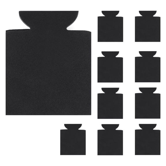 10PCS Neoprene Beer Can Cooler Drink Cup Sleeve Black
