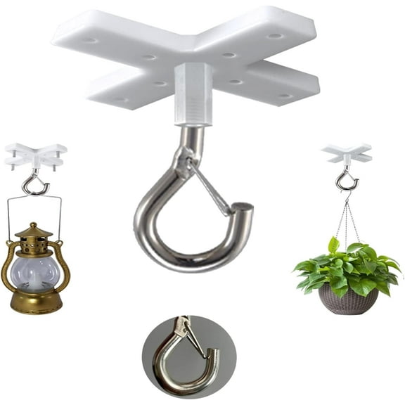 10PCS Non Trace Wall Ceiling Hooks,Plant Hanging Hooks on Drywall Popcorn Textured,Unsmooth Wall Removable No Drilling,Heavy Duty (Set A)