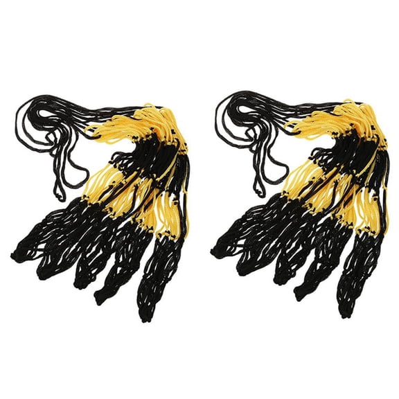 10PCS Nylon Net Bag Ball Carrier for 1 Volleyball Basketball Football Soccer