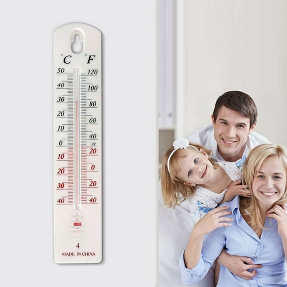 10PCS Outdoor/Indoor Wall Thermometer Meter Thermometers Temperature Gauge Meter with Fahrenheit/Celsius ℉/℃ for Patio Field Cellar Garden Humidors Greenhouse Closet Garden Temperature Mounted