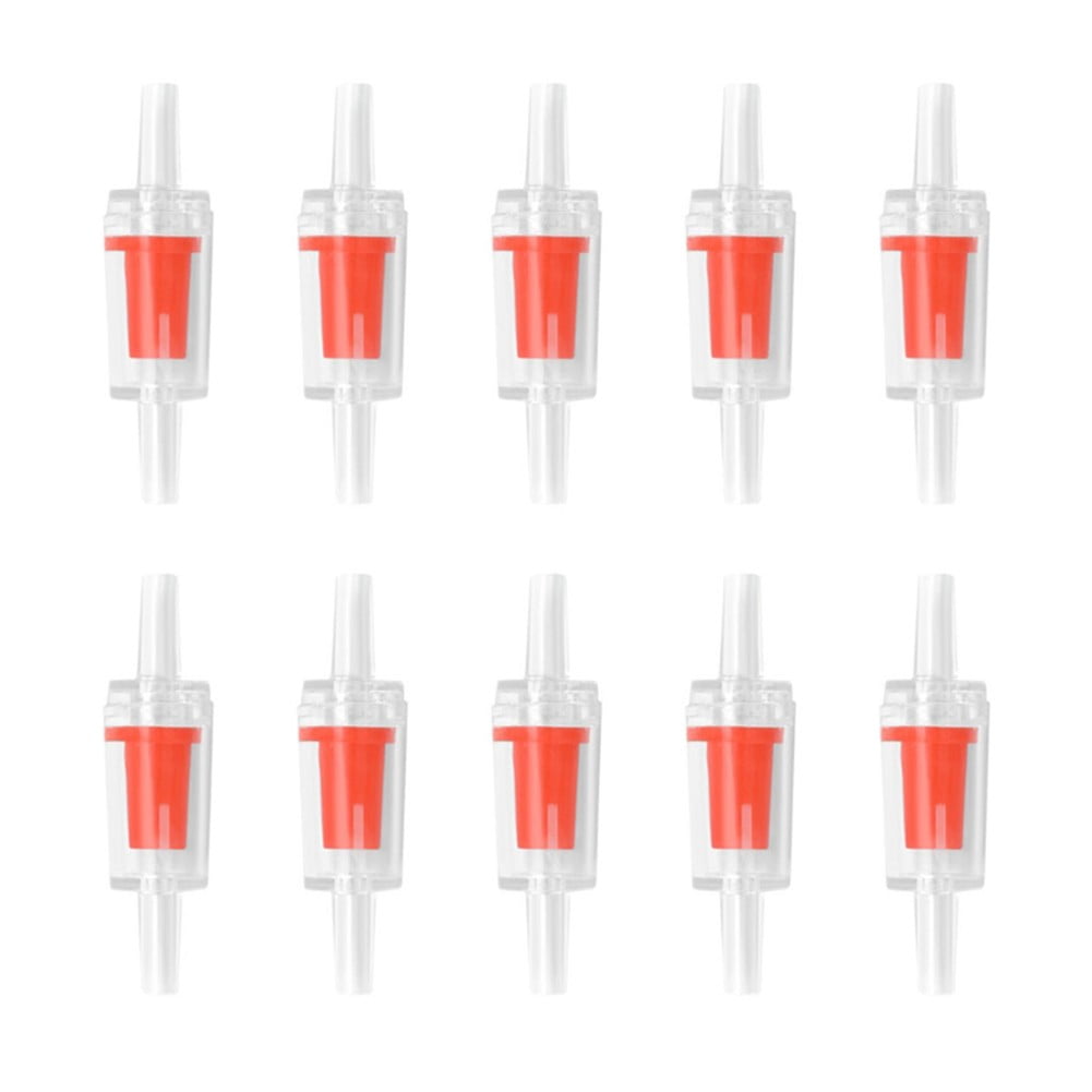 10PCS Oxygen Pump Air Pipe 1Way Check Valve Suitable For Aquarium Air