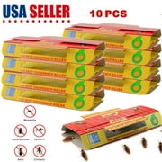 10PCS PCS Roach Trap Pest Cockroach Killer Glue Catchers Indoor Insect Roach Bait Strong Sticky For House Home Motel Hotel