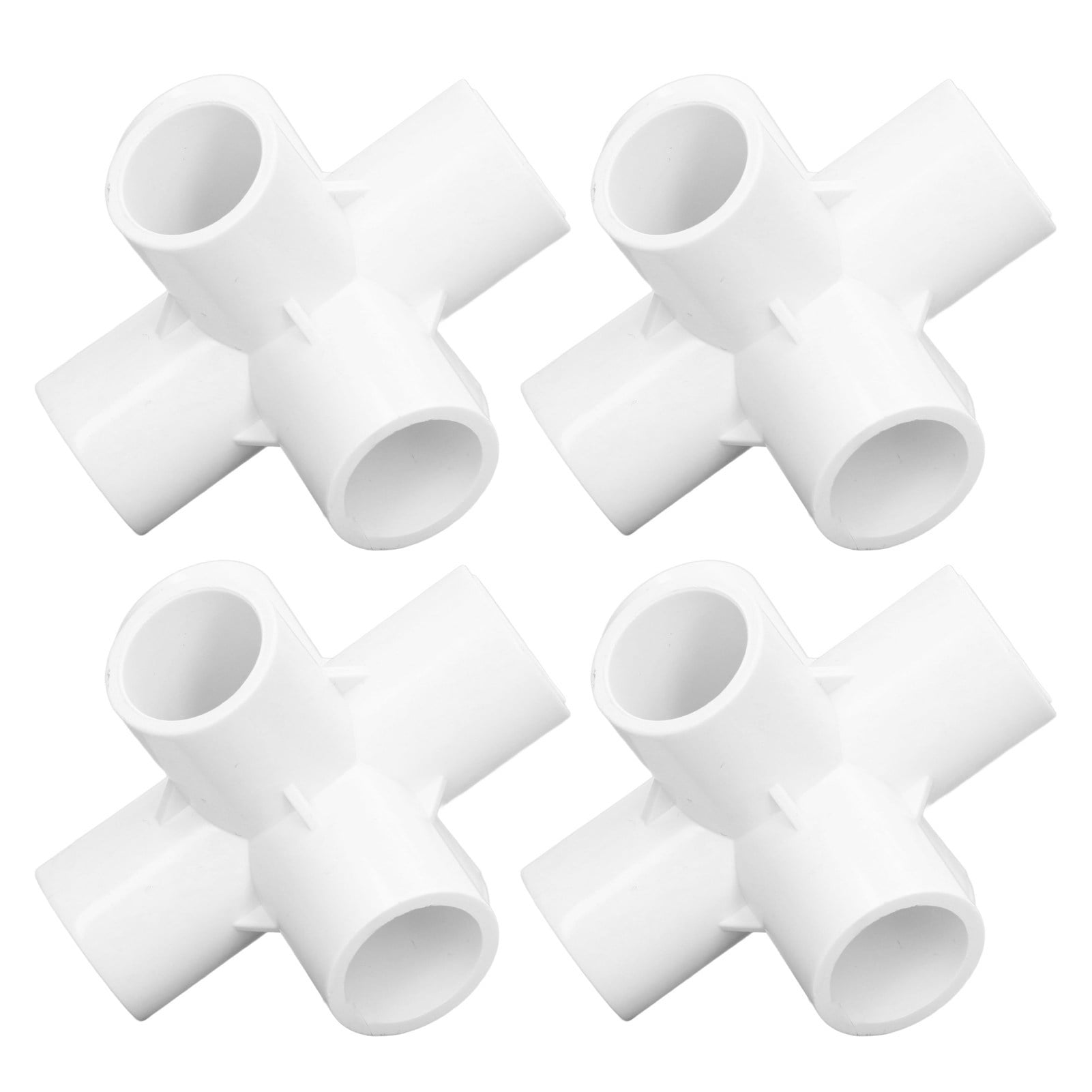 10PCS PVC Plastic Pipe Connector 6 Way Pipe Corner 90 Degree Elbow Fittings Connector 25mm Inner