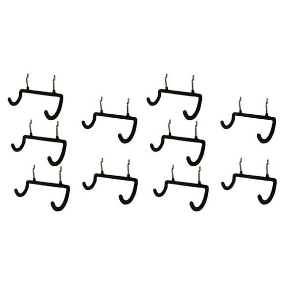 10PCS Pegboard Drill Holder Heavy Duty Hooks,Pegboard Double Hooks Drill Hanger Hook for Drill,Accessories