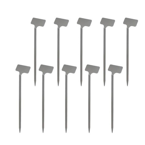 10PCS Plant Markers Plant Labels for Outdoor Plants Stainless Steel Tags