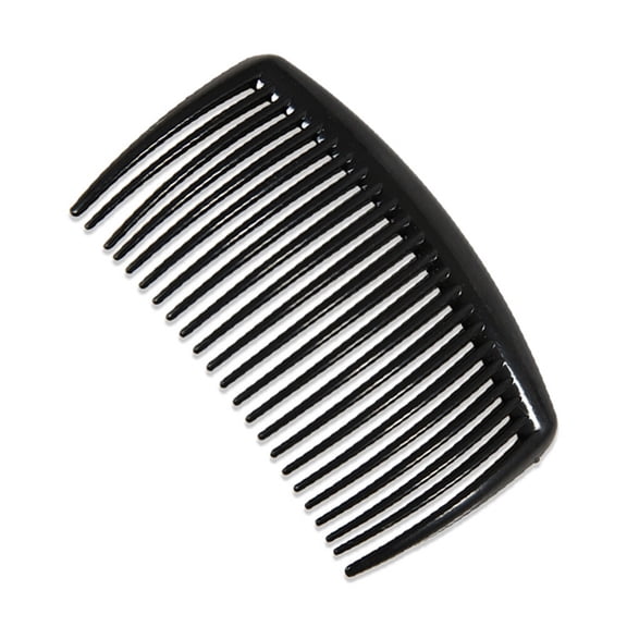 HOOWIFFY Plastic Hair Combs Wide Teeth Detangle Knots for Salon Black 10Pcs