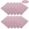thumbnail image 1 of 10PCS Plush Puzzle Foam Floor Mat for Kids- Thick Interlocking Fluffy Tiles with Border,Square Rug Split Joint Soft Climbing Carpet Mats Shaggy Area Rug for Room Floor-11.8 Inch, 1 of 6