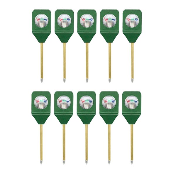 10PCS Portable Soil Moisture Sensor Monitor Mini Potted Soil Analyzer Plant Moisture Temperature Tester