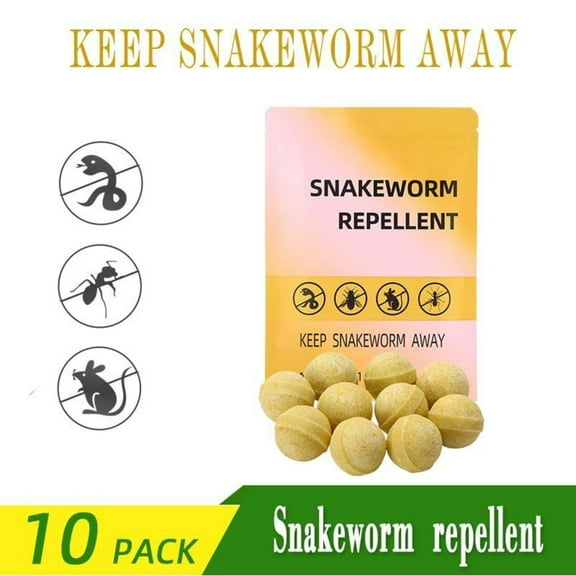 10 Pack Snake Repellent For Yard Plant-Based,Powerful, Keep Snakes Away Yard Lawn Garden Camping