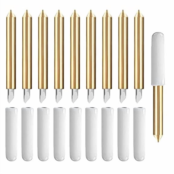 10PCS Premium Fine Point Blade Compatible with Maker/Maker 3 Cutting Machines, Replacement Cutting Blades Compatible with Explore Air/Air 2/Explore Air 3, (Premium Fine Point Blades)