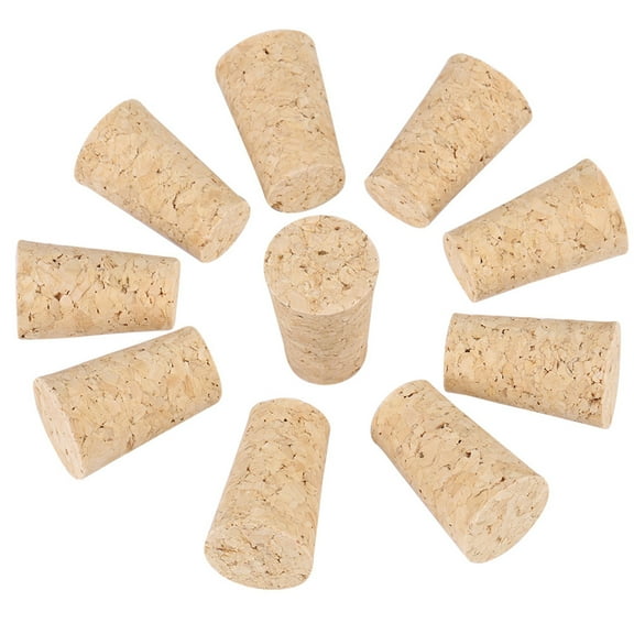 10PCS Premium Natural Cork Bulk Wine Tapered Corks Wooden Wine Beer Bottle Stopper Natural Wine Corks Wine Corks[20*15*35mm]
