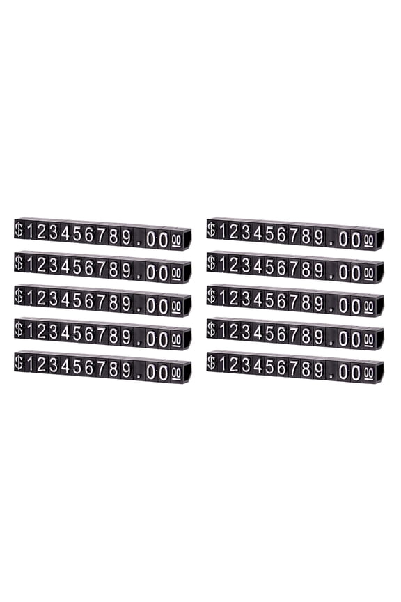 10PCS Price Plates Assembly Commodity Price Labels Display Stand for Mobile Phone Watch Jewelry Household Appliances