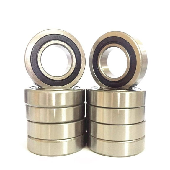 10PCS R16-2rs Bearings 1 Inch ID x2 Inch OD x1/2Double-sided Rubber Sealed Bearings