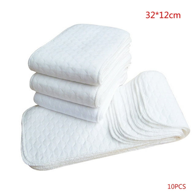 10PCS-Reusable-baby-Diapers-Cloth-Diaper-Inserts-1-piece-3-Layer-Insert-100-Cotton-Washable-Baby-Care-Products