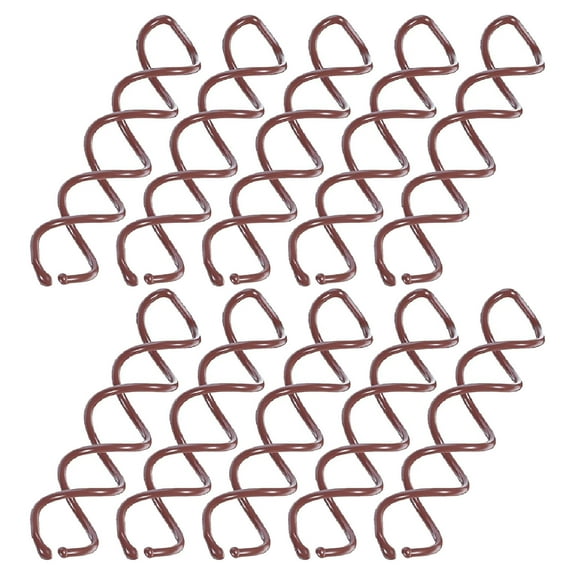 10PCS Rotating Hair Clips with Rounded Tips, Spiral Hairpin Curling Tool for DIY Hairstyles, Metal Hair Accessories for Women and Girls, No-Scratch Design