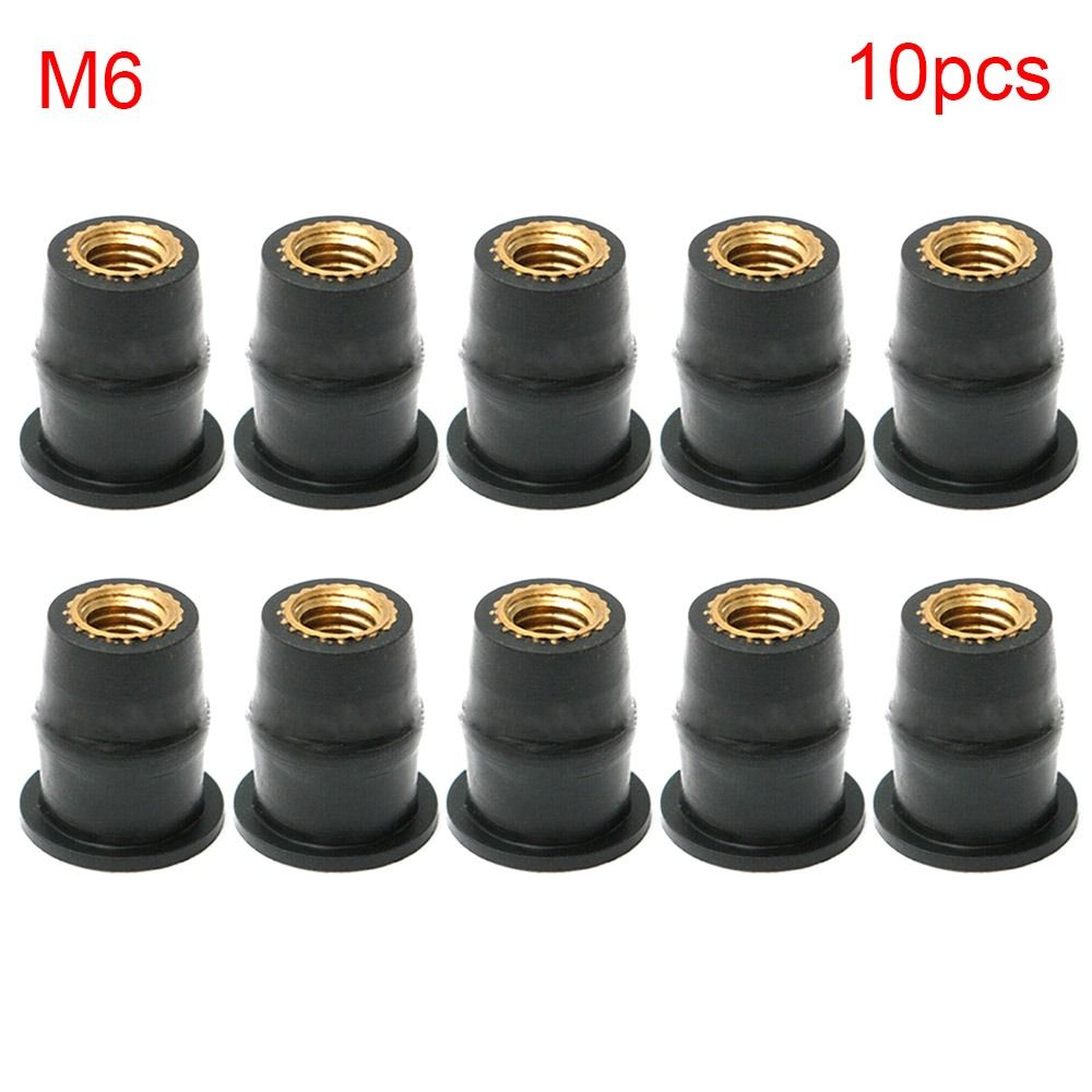 10PCS Rubber Rivet Rub Windshield Windscreen Rivet Rub Screw Well Rivet 
