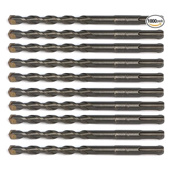 10PCS, SDS Plus Hammer Drill Bits,3/8"x6"