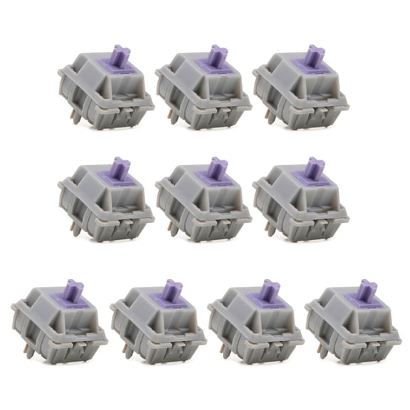 10PCS SP-Star Meteor White Orange Gray Purple Switches For Customized Mechanical Keyboard Switch 5 Pins Tactile 57g 67g