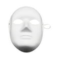 10PCS Scary White Blank Face Masks for DIY
