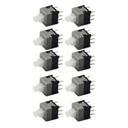 10PCS Self Locking Push Tactile Power Micro Switch 6 Pin Button Switches 8.5*8.5