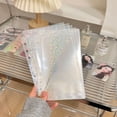 thumbnail image 1 of 10PCS/Set High Quality Kpop Photo Card Album Laser Rainbow Star A6 1/2/3 Pockets Binder Sleeves Photo Album Inner Core Refill Inner Page Inside Page of Album 01-1 POCKETS, 1 of 8