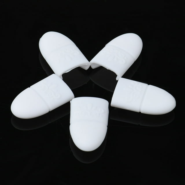 10PCS Silica gel Nail Gel Art Polish Remover Wrap Moisturizing Booties