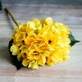 thumbnail image 1 of 10PCS Silk Hydrangea Heads with Stems Artificial Flowers for Wedding Party Home Decor, 1 of 9
