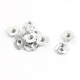 thumbnail image 1 of 10PCS Silver Tone Metal Tee Nuts Claw Nut M3 x 9mm x 3.5mm, 1 of 1