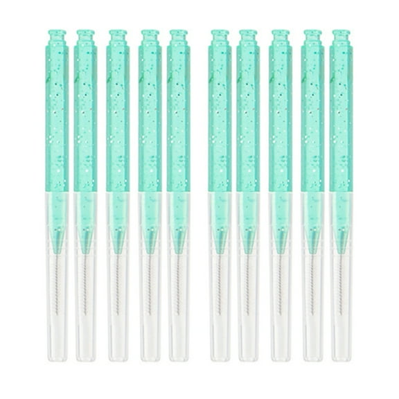 10PCS Small Eyebrow Brush Brow Lamination Tool Grooming Accessory Spoolie Brushes for Eyebrows and Eyelashes Extensions