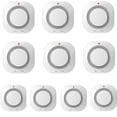 thumbnail image 1 of 10PCS Smoke Alarm Detector, Fire Protection Home Security System Smoke Alarm, 1 of 12