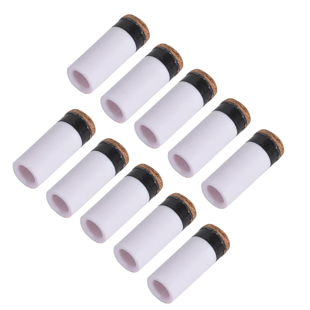 10PCS Snooker Pool Cue Pole Tip Billiards Rod Stick Replacement Parts