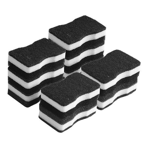 10PCS Sponge Wiping Loofah Cotton Scouring Pad Household Sponge Dishcloth Is Not Easy To Get Oily Kitchen Cleaning And Decontamination