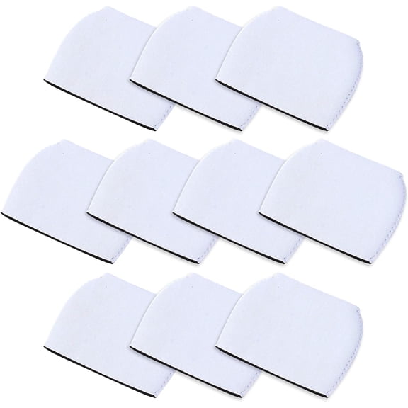 10PCS Sublimation Blank Wine Glass Sleeve Neoprene Wine Glass Sleeve Sublimation Neoprene Insulator Cover Bottles Heat Transfer Sleeve for Wine Glass Sublimation Ornaments Supplies 10pcs