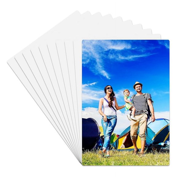 10PCS Sublimation Metal Photo Blank Heat Transfer Paper Picture Sublimation Sign Blank, Aluminum Photo Si