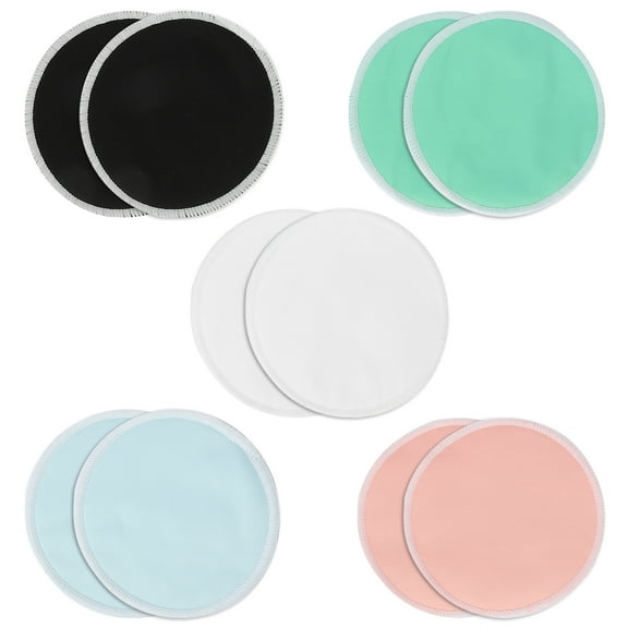 10PCS Super Soft Washable Nursing Breast Pads for Breastfeeding - Maternity Bra Inserts