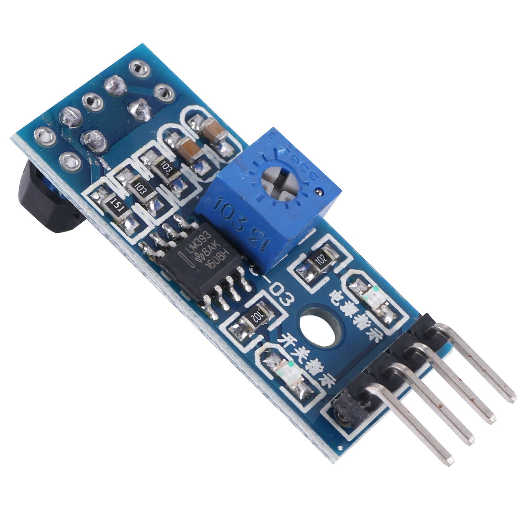 10PCS TCRT5000 Infrared Reflective Sensor Module IR Barrier Line Track