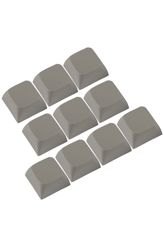 10PCS Thick PBT Keycaps XDA2 Height 1U Ball Cap Keycap for Mechanial Keyboard Keycaps for Gamers and Programmers