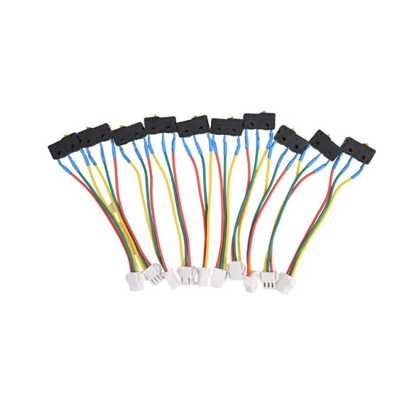 10PCS Three Wire Switch Metal Gas Water Heater Tiny Switch With Pressure Plate Three-wire Small On-off Switch Control Parts