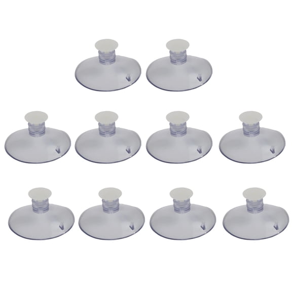 10PCS Thumb Tack Suction Cups with Tacks for Attachment to Smooth Non Porous for Surfaces Such as Glass and Walls Plastic Rubber Mushroom Suckers with Screw Thread