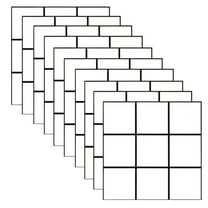 10PCS Tile Backsplash Wall Panels for Kitchen Bathroom Decoration Self-adhesive