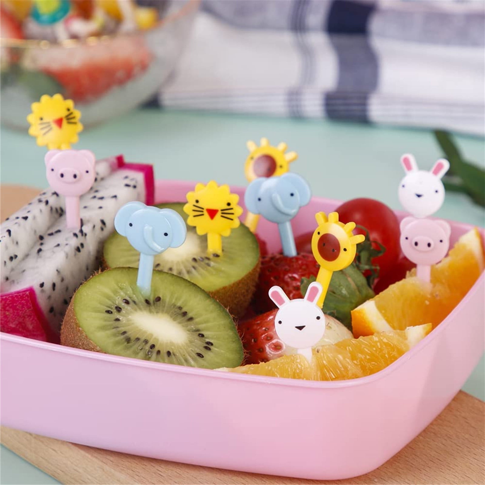 10PCS Toddler Food Sticks, Cute Kids Bento Sticks, Funny Kids Food