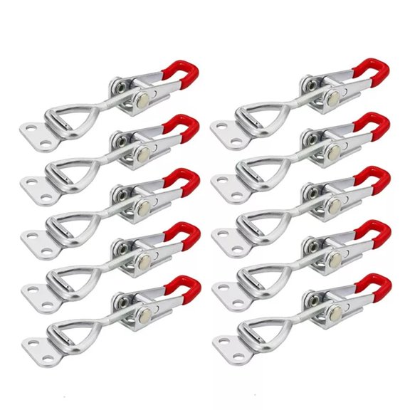 10PCS Toggle Latch Clamp GTY BRH 4001 Industrial Metal Buckles with Quick Clamping and Mechanical Locking for Hardware Iron Boxes